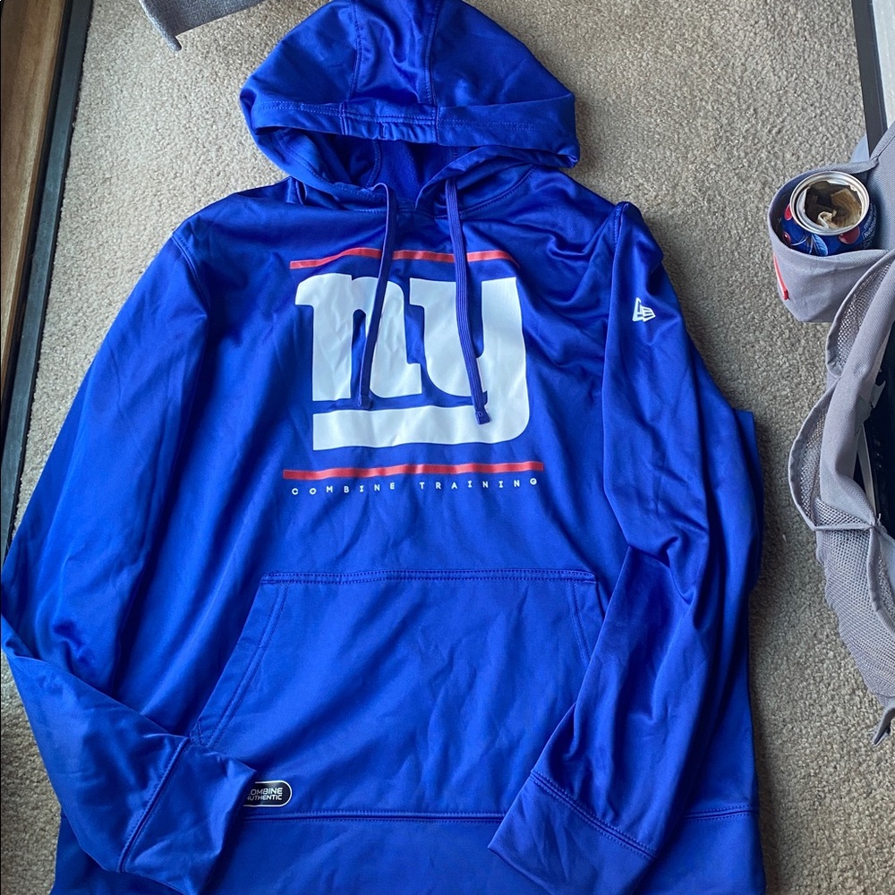 NFL New York Giants Hoodie Pullover Front Pocket Combine Training size XL